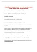 NSCA Exam Questions with 100&percnt; Correct Answers &vert; Latest Version 2026 &vert; Expert Verified 