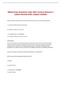 NSCA Exam Questions with 100&percnt; Correct Answers &vert; Latest Version 2026 &vert; Expert Verified 