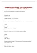 NSCA Exam Questions with 100&percnt; Correct Answers &vert; Latest Version 2026 &vert; Expert Verified 