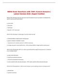 NSCA Exam Questions with 100&percnt; Correct Answers &vert; Latest Version 2026 &vert; Expert Verified 