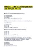NURS 5434 LATEST EXAM PREP QUESTIONS AND ANSWERS  2026&period;&NewLine;&NewLine;