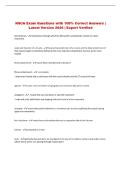 NSCA Exam Questions with 100&percnt; Correct Answers &vert; Latest Version 2026 &vert; Expert Verified 