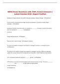NSCA Exam Questions with 100&percnt; Correct Answers &vert; Latest Version 2026 &vert; Expert Verified 