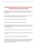 NSCA Exam Questions with 100&percnt; Correct Answers &vert; Latest Version 2026 &vert; Expert Verified 