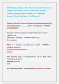 PA EFDA Board Exam &vert;&vert; Most Recent Exam 2026-2027 Actual &NewLine;Complete Real Exam Questions And Correct Answers &NewLine;&lpar;Verified Answers&rpar; Already Graded  A&plus; &vert; Guaranteed &NewLine;Success&excl;&excl; Brand New Exam &vert; Just Released&excl;&excl;