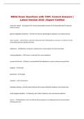 NSCA Exam Questions with 100&percnt; Correct Answers &vert; Latest Version 2026 &vert; Expert Verified 