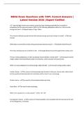 NSCA Exam Questions with 100&percnt; Correct Answers &vert; Latest Version 2026 &vert; Expert Verified 