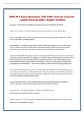 NSG 212 Exam Questions with 100&percnt; Correct Answers &vert; Latest Version 2026 &vert; Expert Verified 