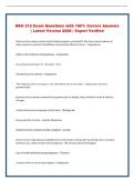 NSG 212 Exam Questions with 100&percnt; Correct Answers &vert; Latest Version 2026 &vert; Expert Verified 
