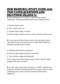HESI MEDSURG1 STUDY GUIDE 2026 &NewLine;TEST PAPER QUESTIONS AND &NewLine;SOLUTIONS GRADED A&plus; 