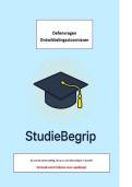 Tentamen &lpar;uitwerkingen&rpar;&comma; Oefentoets Ontwikkelingsstoornissen &lpar;560110-B-6&rpar;  Abnormal Child and Adolescent Psychology