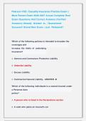 Pearson VUE&colon; Casualty Insurance Practice Exams &vert;&vert; Most Recent Exams 2026-2027 