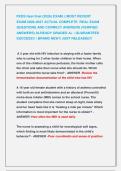 PEDS Hesi final  EXAMS &vert;&vert; MOST RECENT EXAMS 2026-2027 