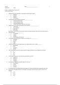 Bio 102 Exam 1 Ch 10 11 12 13 Spring 2026 Arizona State University