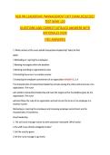 HESI RN LEADERSHIP &sol;MANAGEMENT EXIT EXAM 2026&sol;2027 &NewLine;TEST BANK 120 &NewLine;QUESTIONS AND CORRECT DETAILED ANSWERS WITH &NewLine;RATIONALES &lpar;VERI &NewLine;FIED ANSWERS&rpar;