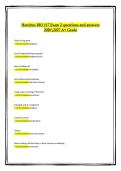 Hondros BIO 117 Exam 2 2026&sol;2027 Biology Course &ndash; Questions and Answers A&plus; Edition Study Guide