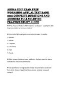 AHIMA CDIP EXAM PREP&NewLine;WORKSHOP ACTUAL TEST BANK&NewLine;2026 COMPLETE QUESTIONS AND&NewLine;ANSWERS FULL SOLUTION&NewLine;PRACTICE STUDY GUIDE