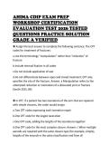 AHIMA CDIP EXAM PREP&NewLine;WORKSHOP CERTIFICATION&NewLine;EVALUATION TEST 2026 TESTED&NewLine;QUESTIONS PRACTICE SOLUTION&NewLine;GRADE A VERIFIED&NewLine;
