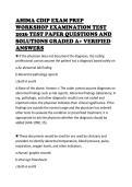 AHIMA CDIP EXAM PREP&NewLine;WORKSHOP EXAMINATION TEST&NewLine;2026 TEST PAPER QUESTIONS AND&NewLine;SOLUTIONS GRADED A&plus; VERIFIED&NewLine;ANSWERS&NewLine;