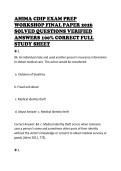 AHIMA CDIP EXAM PREP&NewLine;WORKSHOP FINAL PAPER 2026&NewLine;SOLVED QUESTIONS VERIFIED&NewLine;ANSWERS 100&percnt; CORRECT FULL&NewLine;STUDY SHEET&NewLine;