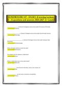 Hondros BIO 117 Exam 1 &lpar;Lectures 1&ndash;4&rpar; 2026&sol;2027 Biology Course &ndash; Questions and Answers A&plus; Study Guide