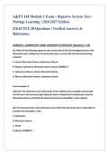 Anatomy & Physiology I &lpar;A&P 1 101&rpar; Module 3 Exam &ndash; Digestive System &vert; Portage Learning 2026&sol;2027 28 Questions with Verified Answers and Rationales