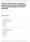 D270 Davis Midterm EXAM&comma; comprehensive questions and verified answers &vert;&vert; QUESTIONS WITH ACCURATE ANSWERS &vert; GET IT RIGHT &vert;20252026&excl;&NewLine;&NewLine;