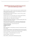 NUR 3066 Exam Questions with 100&percnt; Correct Answers &vert; Latest Version 2026 &vert; Expert Verified 