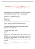NUR 3066 Exam Questions with 100&percnt; Correct Answers &vert; Latest Version 2026 &vert; Expert Verified 