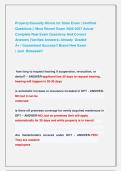 Property&sol;Casualty Illinois for State Exam &vert; Certified &NewLine;Questions &vert;&vert; Most Recent Exam 2026-2027 Actual &NewLine;Complete Real Exam Questions And Correct &NewLine;Answers &lpar;Verified Answers&rpar; Already  Graded                    &NewLine;A&plus; &vert; Guaranteed Success&excl;&excl; Brand New Exam   