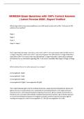 NURS204 Exam Questions with 100&percnt; Correct Answers &NewLine;&vert; Latest Version 2026 &vert; Expert Verified 