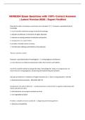 NURS204 Exam Questions with 100&percnt; Correct Answers &NewLine;&vert; Latest Version 2026 &vert; Expert Verified 