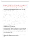 NURS204 Exam Questions with 100&percnt; Correct Answers &NewLine;&vert; Latest Version 2026 &vert; Expert Verified 