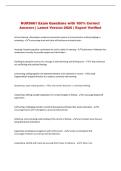 NURS 661 Exam Questions with 100&percnt; Correct Answers &vert; Latest Version 2026 &vert; Expert Verified 