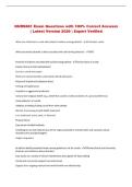 NURS 661 Exam Questions with 100&percnt; Correct Answers &vert; Latest Version 2026 &vert; Expert Verified 