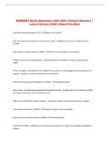 NURS 661 Exam Questions with 100&percnt; Correct Answers &vert; Latest Version 2026 &vert; Expert Verified 