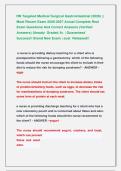 RN Targeted Medical Surgical Gastrointestinal Exams&vert;&vert; Most Recent Exams 2026-2027 