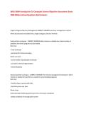WGU D684 Introduction To Computer Science Objective Assessment Exam 2026 Edition Actual Questions And Answers