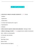 NURS 629 Exam 3 Review &vert; Questions and Answers &vert; 2026 Update &vert; 100&percnt; Correct&period;