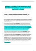 PROPHECY ASSESSMENTS CORE MANDATORY PART I WINTER 2026&sol;2027 &vert; 100&percnt; Correct Answer Guide &vert; Pass Guaranteed - A&plus; Graded&NewLine;&NewLine;