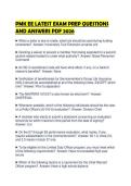 PMK EE LATEST EXAM PREP QUESTIONS AND ANSWERS  2026&period;&NewLine;&NewLine;