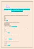 NPDES Level 1A Practice Test Questions And Answers &sol; 100&percnt; Guaranteed Pass&excl;&excl;