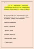 NUR 257 Chronic Exam 4 Actual Exam &NewLine;Questions And Answers Practice Questions with &NewLine;Solutions Newest 2026-2027 &vert; Already Graded A&plus;