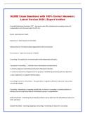 OLERE  Exam Questions with 100&percnt; Correct Answers &NewLine;&vert; Latest Version 2026 &vert; Expert Verified 