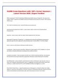 OLERE  Exam Questions with 100&percnt; Correct Answers &NewLine;&vert; Latest Version 2026 &vert; Expert Verified 