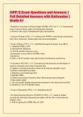 CIPP&sol;E Exam Questions and Answers &vert;&NewLine;Full Detailed Answers with Rationales &vert;&NewLine;Grade A&plus;