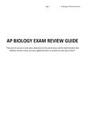AP Biology Ultimate Study Guide&colon; Key Concepts&comma; Diagrams&comma; and Exam Strategies