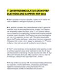 PT JURISPRUDENCE LATEST EXAM PREP QUESTIONS AND ANSWERS 2026&period;&NewLine;&NewLine;