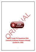 D775 Business Finance Tough PA Questions with Carefully Analyzed Answers Western Governors University 2026 Advanced Practice Assessment Material