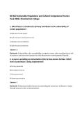 NR 442 Vulnerable Populations and Cultural Competence Practice&NewLine;Pack 2026 &vert;Chamberlain College